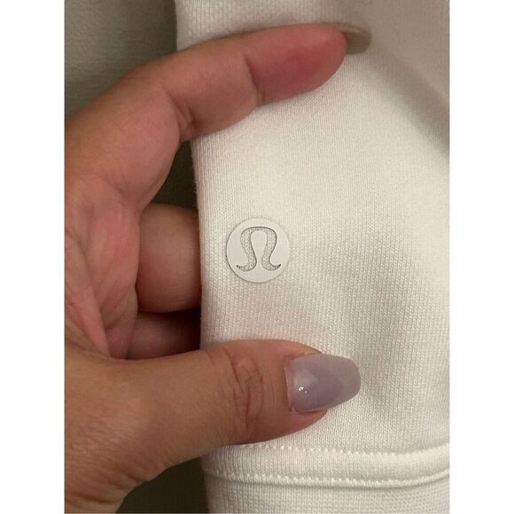 Lululemon All Yours Crew *Terry size 6 customized White - Picture 3 of 7